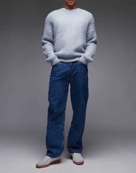 Levi's - 565 - '97 - Losse rechte jeans in middenblauw met wassing - view 1