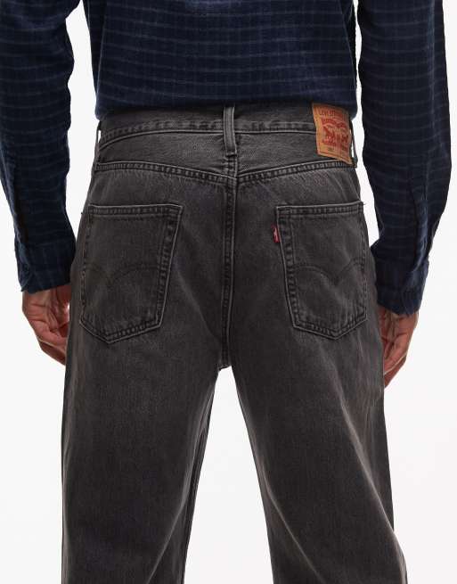 Levi's - 565 '97 - Løstsiddende grå jeans med lige ben , 4 af 5