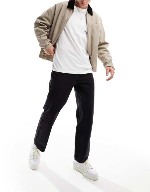 Levi's 565 – '97 – Svarta, lediga jeans med rak passform