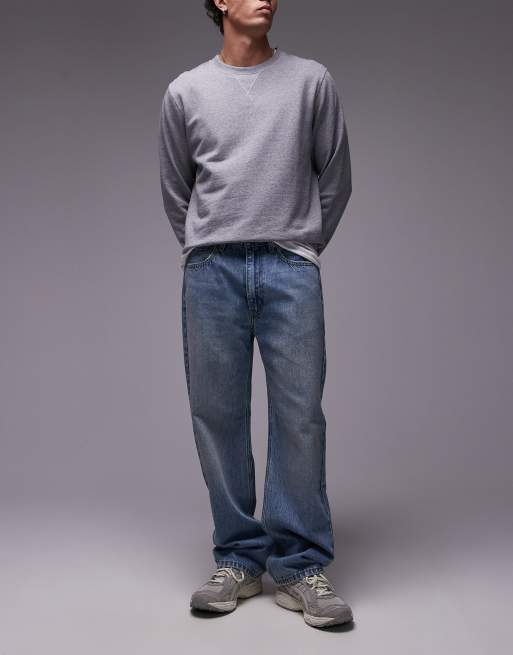 Levi's – 565 – Jasnoniebieskie jeansy o luźnym prostym kroju