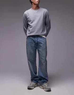 Levi's - 565- Jean droit ample - Bleu clair délavé | ASOS