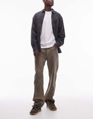 Levi's - 565 - Jean droit ample surteint - Marron