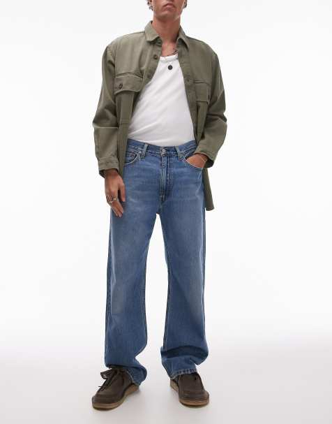 Levi's - 565 - Jean droit léger coupe ample - Bleu délavé moyen - view 1