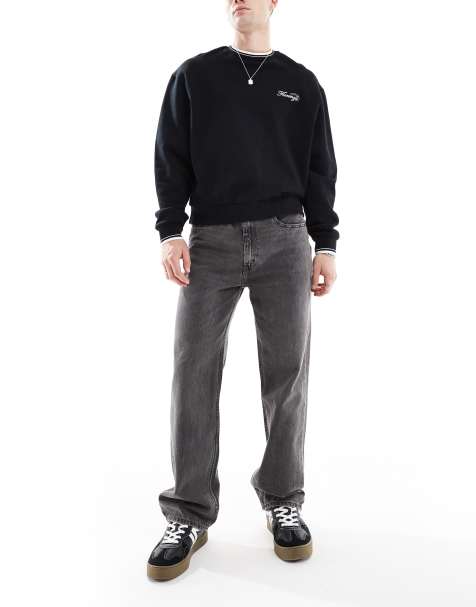 Levi's 565 - Jeans dritti ampi grigio medio stile anni '97 - view 1