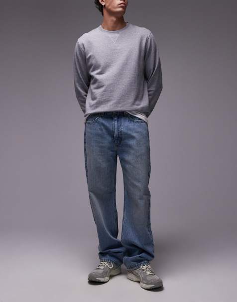 Levi's – 565 – Locker sitzende Straight Jeans in heller Waschung - view 1