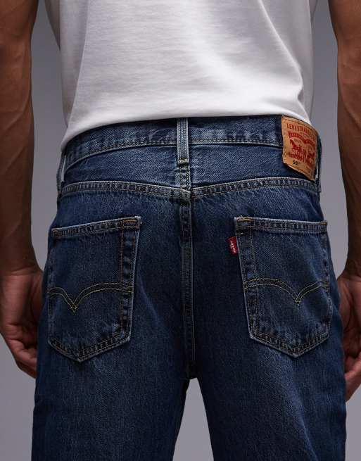 Levi's 565 loose jeans in dark wash, 4 of 5