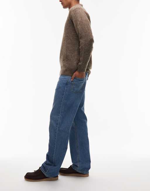 Levi's 565 loose lightweight jeans in mid wash, 2 of 5