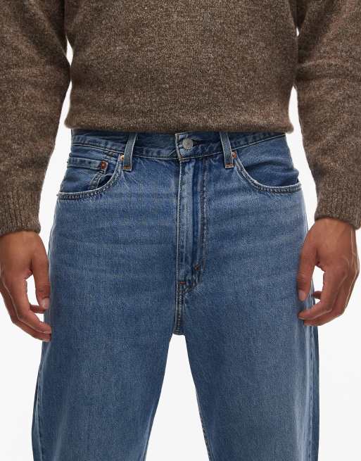 Levi's 565 loose lightweight jeans in mid wash, 5 of 5