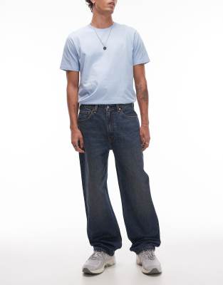 Levi's 565 Loose Straight Fit Jeans In Navy