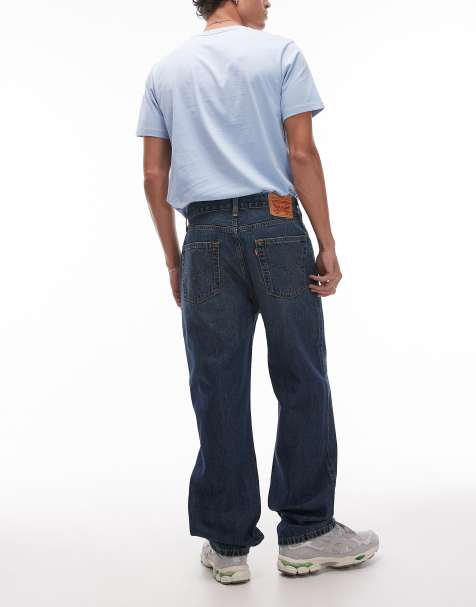Levi's 565 loose straight fit jeans in dark wash - view 1
