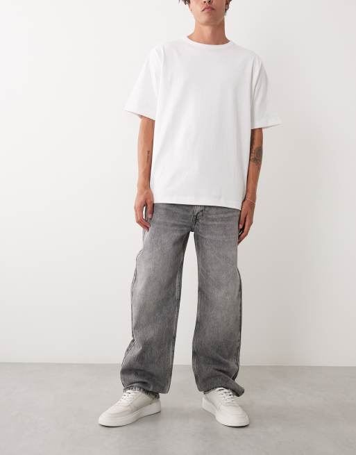 Levi's 565 Loose Straight Jeans in grauer Waschung, 2 von 5