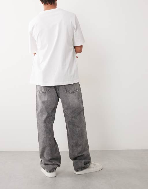 Levi's 565 loose straight jeans in grey wash , 3 of 5