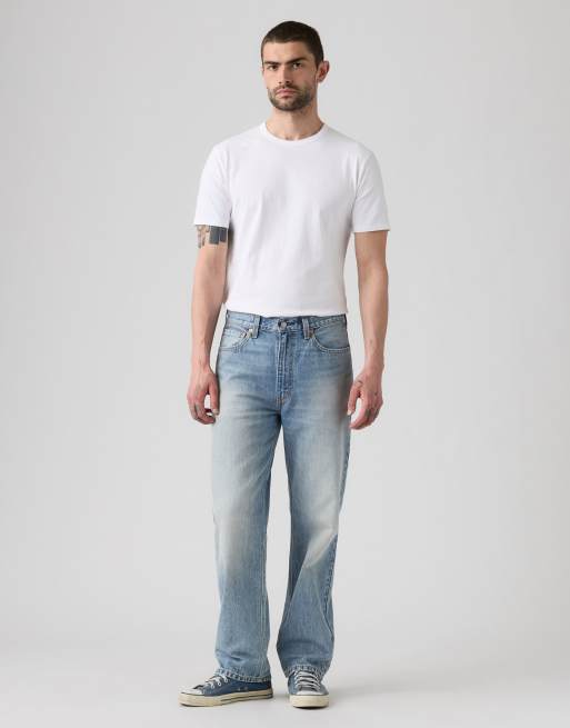 Levi's 565 loose straight jeans in light blue, 2 of 4