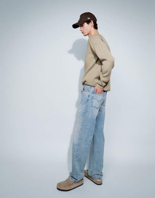 Levi's 565 loose straight jeans in light wash , 2 of 7