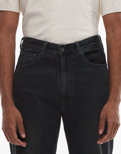 Levi's 565 loose straight jeans in washed black , 4 of 5