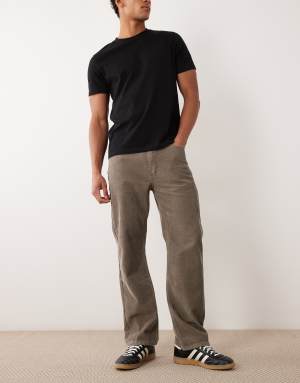 Levis 565 loose straight trousers in light brown