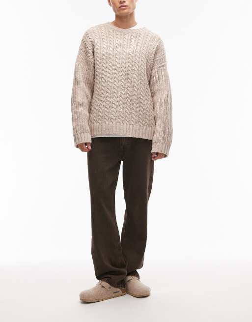 Levi's - 565 - Losse jeans met rechte pasvorm in overdyed bruin