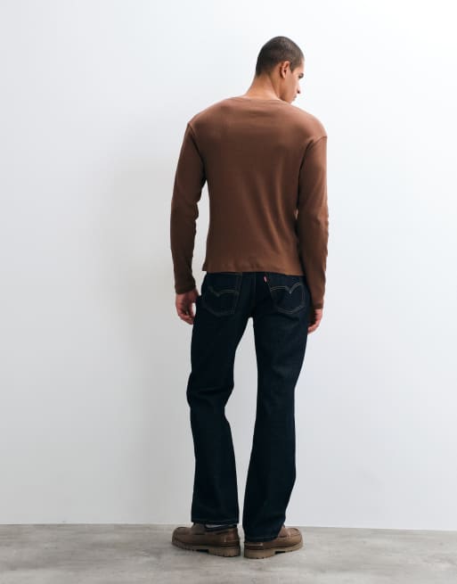 Levi's - 565 - Losse rechte jeans in donkere spoeling , 4 van 5