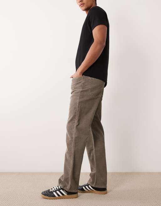 Levi's 565 losse rechte jeans in lichtbruin, 3 van 5