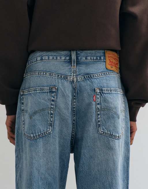 Levi's - 565 - Løstsiddende lyseblå jeans med lige ben , 5 af 5