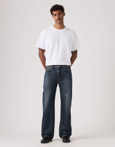 Levi's – 567™ – Goodbye Darling – Locker geschnittene Schlagjeans in Blau - view 1