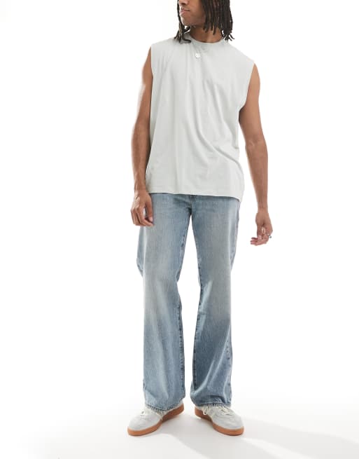 Levi's – 567 – Jasnoniebieskie luźne jeansy dzwony