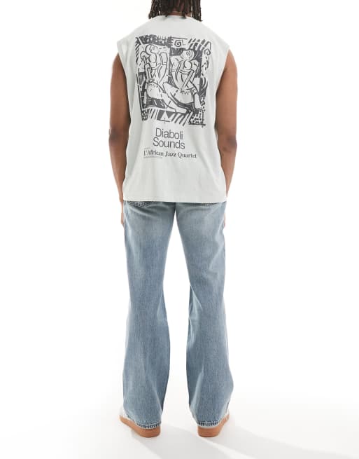 Levi's - 567 - Jean évasé coupe décontractée - Délavage clair , 3 de 5