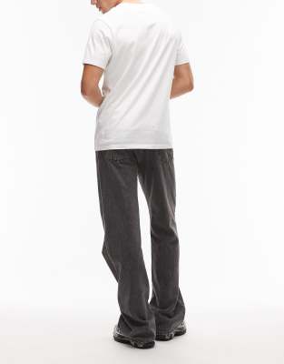 Levi's 567 Relaxed Flare Fit Jeans In Black