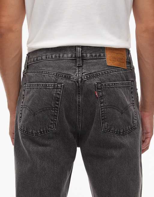 Levi's 567 relaxed flare fit jeans in washed black