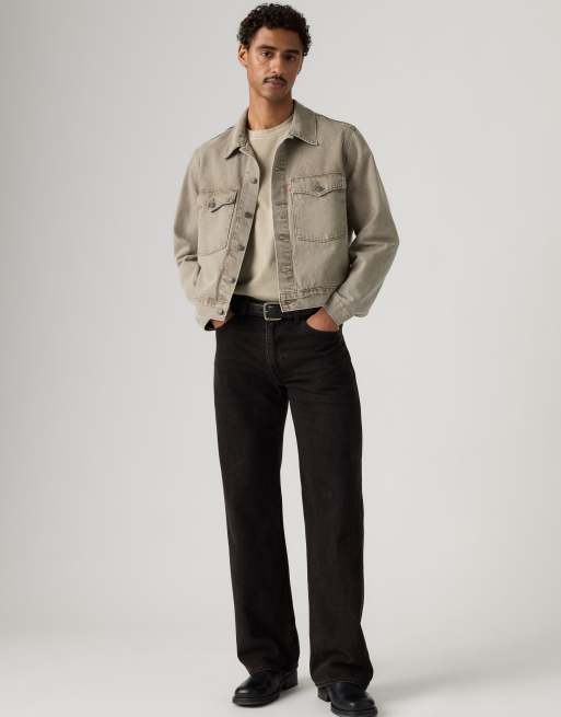 Levi's 567™ relaxed flare jeans in black, 3 of 4