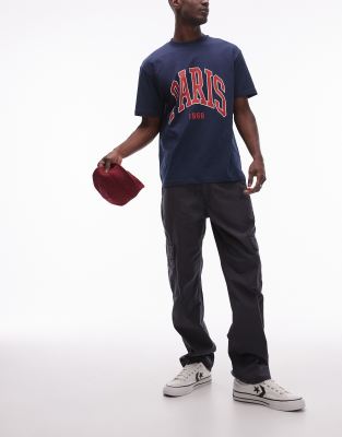 Levi's 568 Cargo Loose Straight Slub Pants In Black