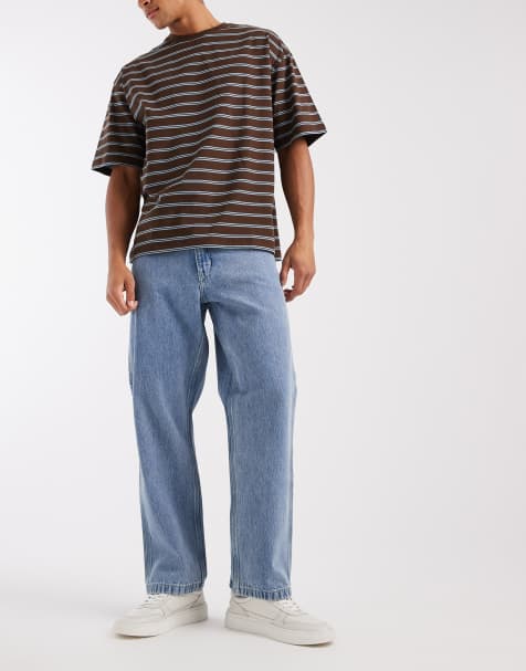 Levi's 568 lockere Straight-Jeans aus Denim in Hellblau - view 1