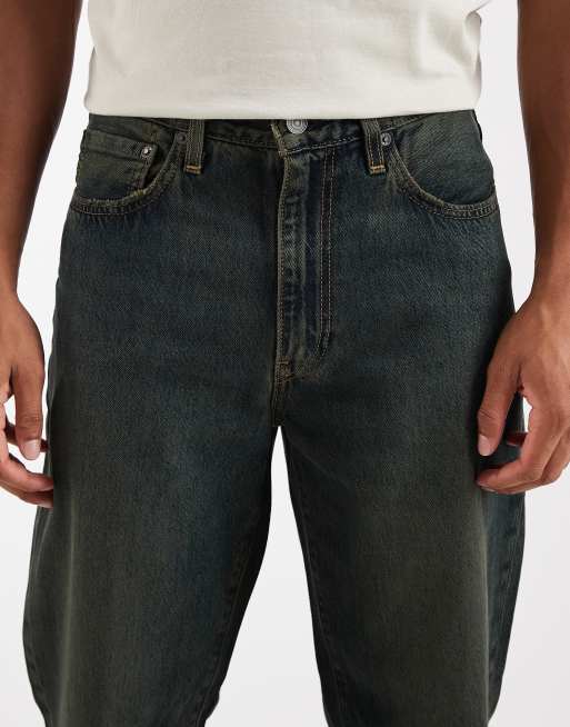Levi's 568 loose straight jeans in dark vintage wash , 4 of 5