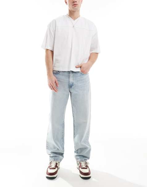 Levi's - 568 - Losse rechte jeans in lichte wassing - view 1