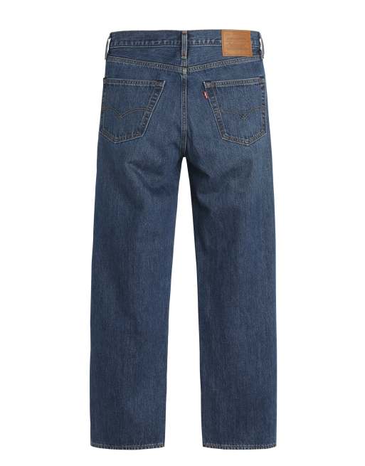 Levi's - 568 - Losvallende jeans met rechte pijpen en donkere wassing