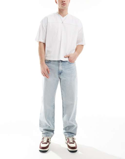 Levi's - 568 - Løstsiddende jeans med lige pasform i lys vask