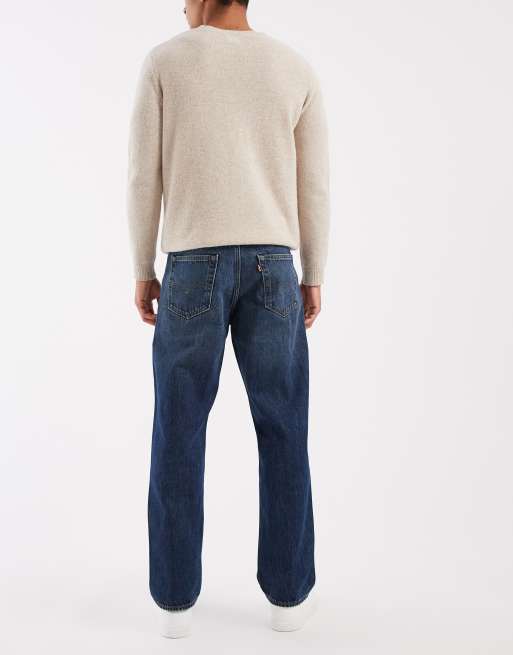 Levi's - 568 - Pantaloni dritti larghi blu scuro, 3 di 5