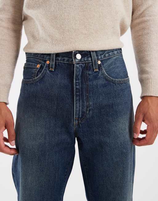 Levi's - 568 - Pantaloni dritti larghi blu scuro, 4 di 5