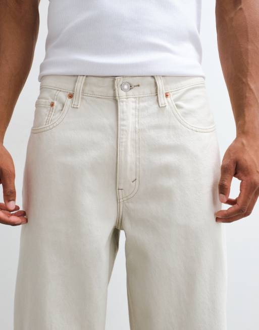 Levi's 578 baggy denim jeans in ecru, 5 of 5