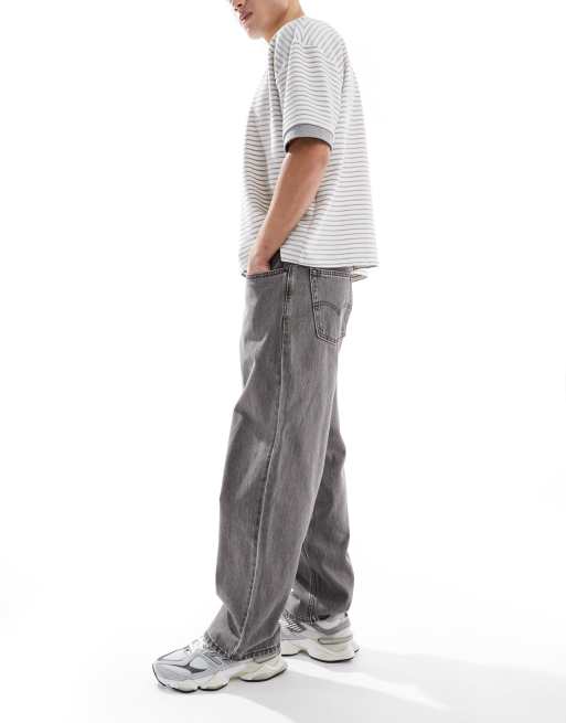 最も 割引 Levi's ASOS | gray washed in jeans fit baggy 578 パンツ