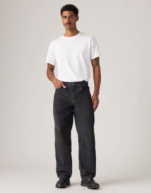 Levi's 578 baggy jeans in 8am in charlotte black, 2 of 4