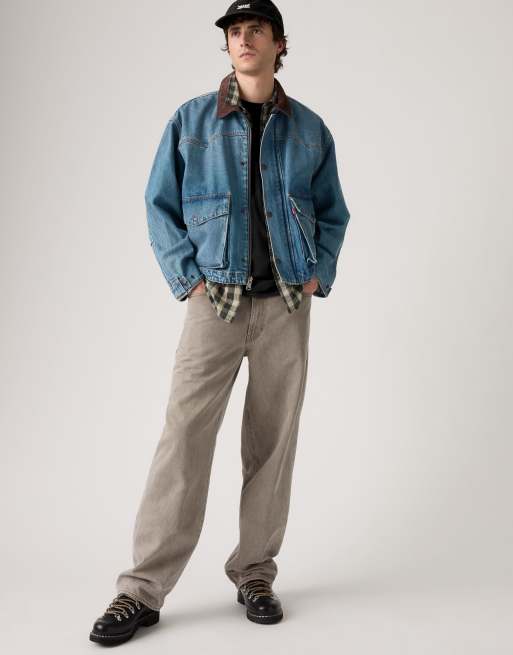 Levi's 578™ baggy jeans in beige, 3 of 4