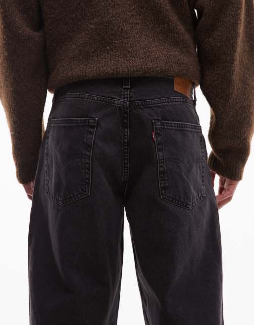 Levi's 578 baggy jeans in black wash