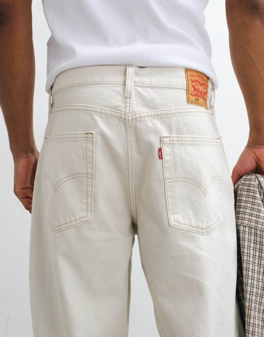 Levi's 578 baggy jeans in ecru, 3 of 5