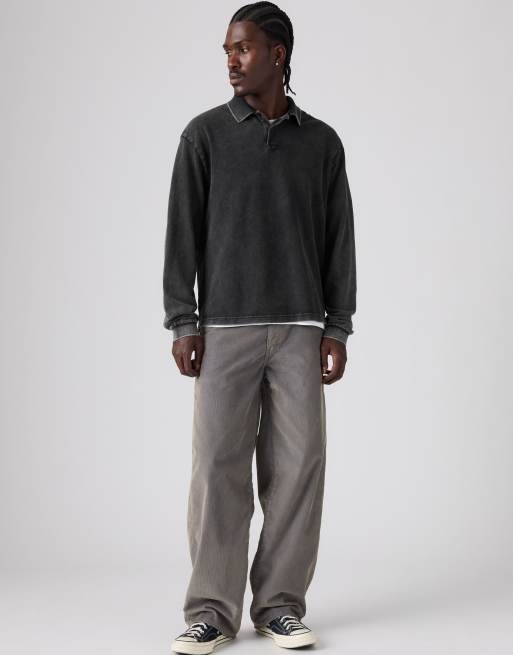 Levi's 578™ baggy jeans in grey denim, 3 of 4