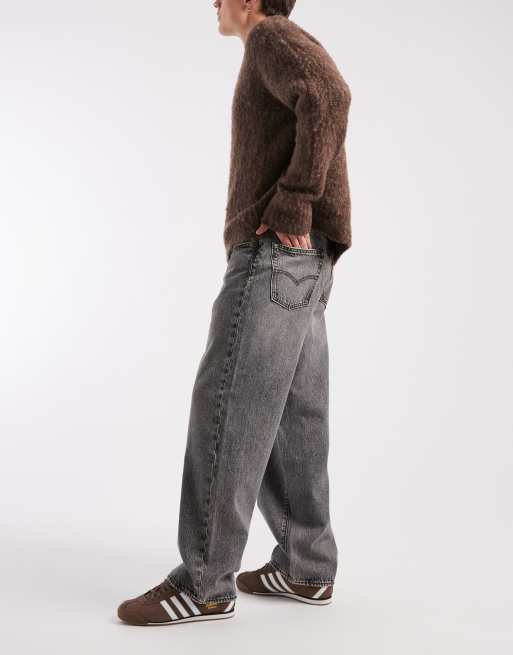 Levi's 578 baggy jeans in grey wash | ASOS