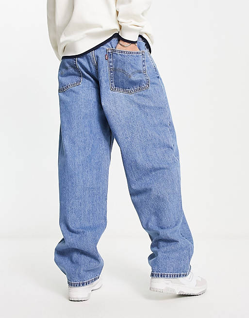 Levi's 578 baggy jeans in light blue | ASOS