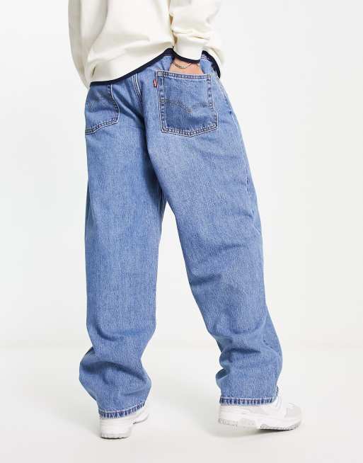 Levi s 578 baggy jeans in light blue