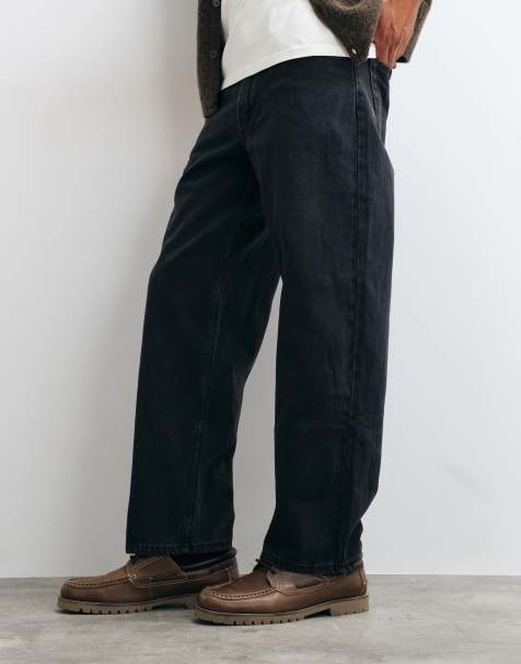 Levi's 578 baggy jeans in zwart - view 1