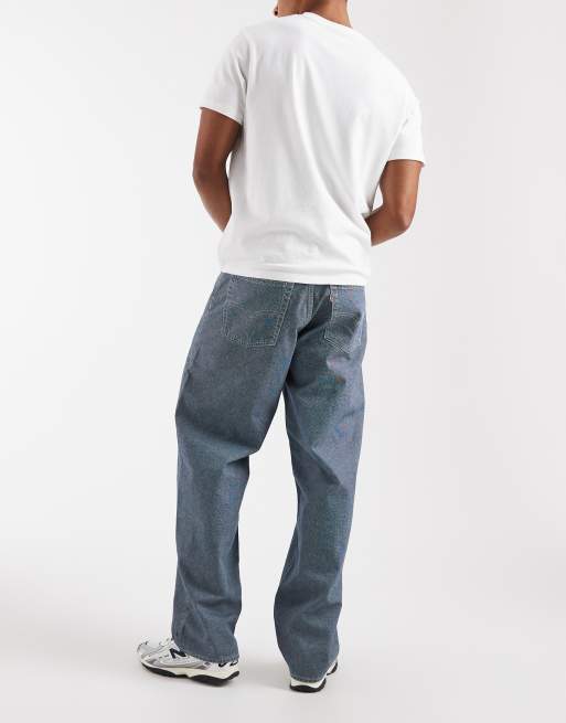 Levi's 578 jeans baggy in blu polvere, 4 di 5
